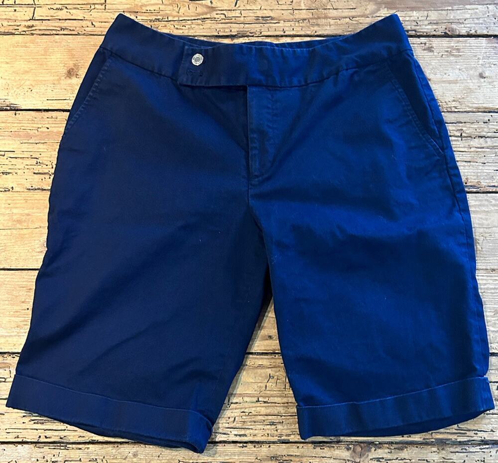 Chaps Women’s Size 6 Navy Blue Chinos Shorts